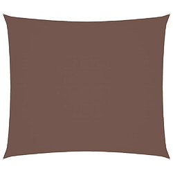 vidaXL Voile de parasol tissu oxford rectangulaire 2x2,5 m marron