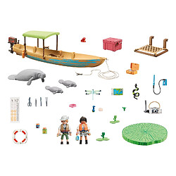 Playmobil® 71010 Wiltopia - Pirogue et lamantins pas cher