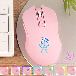 Acheter Souris De Jeu Sans Fil USB Optique Ergonomique Pour Ordinateur Portable PC Rechargeable