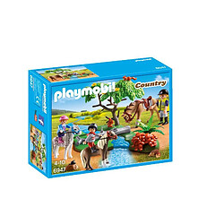 Playmobil® Cavaliers avec poneys et cheval - 6947