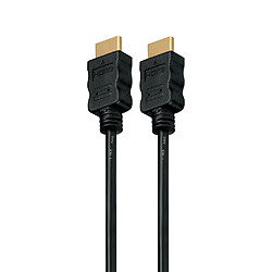 HDSupply HC000-015E Câble HDMI Haute Vitesse avec Ethernet HDMI-A mâle (19 Broches) vers HDMI-A mâle (19 Broches) 2 Fois blindé Contacts plaqués Or, 1,50m, Noir