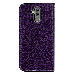 Avis Wewoo Etui à rabat horizontal en cuir texturé texturé avec texture paillettée pour Huawei Mate 20 lite, avec fentes pour cartes et support (Violet)