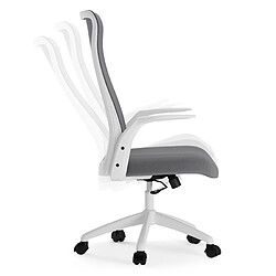 Acheter Sense7 Juno chaise de bureau ergonomique, chaise de bureau avec soutien lombaire, office chair réglable en hauteur, blanc