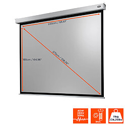 Ecran de projection celexon Motorisé PRO PLUS 220 x 165cm