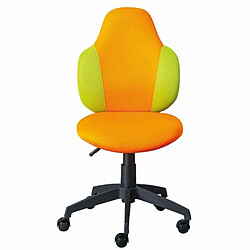 Paris Prix Chaise de Bureau Jessi 100cm Orange & Vert