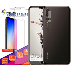 Verre trempé pour Huawei P20 Pro + Verre Trempé Camera Arrière Protecteur - 9H Film Protection en Verre Trempé - Visiodirect -