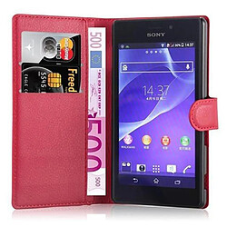 Cadorabo Coque Sony Xperia M2 / M2 AQUA Etui en Rouge