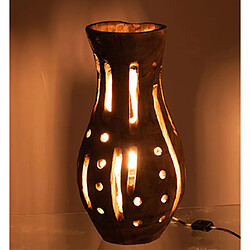 Mes Lampe ancienne 27x27x47 cm en bois de saule