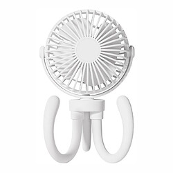 Ventilateur Portatif Portatif avec Support Flexible (Blanc)