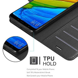 Cadorabo Coque Xiaomi RedMi NOTE 5 Etui en Noir pas cher