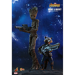 Acheter Hot Toys MMS476 - Marvel Comics - Avengers 3 : Infinity War - Groot & Rocket Deluxe Version