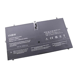 vhbw Li-Polymer Batterie 5800mAh (7.7V) pour ordinateur portable, Notebook Lenovo Yoga 3 Pro, 3 Pro 1370, 3 Pro 1370 13.3" comme L13M4P71, 121500264.