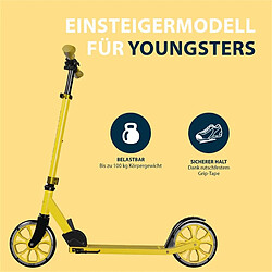 Hudora Trottinette Scooter Up 200 jaune