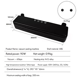 Avis Machine à sceller sous vide automatique pour économiser les aliments, avec Kit de démarrage, facile à nettoyer, Modes aliments secs et humides