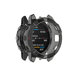 Coque en TPU transparent noir pour votre Garmin Enduro