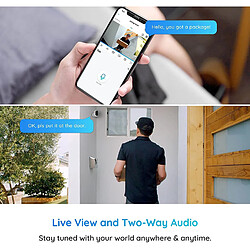Acheter REOLINK Caméra Surveillance Extérieure - Argus 2E + Panneau Solaire - Caméra IP Solaire à Batterie sans Fil 1080p WiFi Audio Bidirectionnel