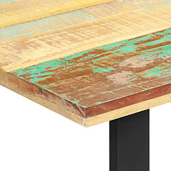 Avis vidaXL Table de salle à manger 140x70x76cm Bois de récupération massif