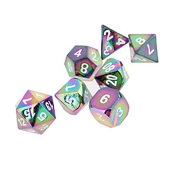 Acheter Ensemble de 7 pièces en alliage de zinc arc-en-ciel pour le jeu de cartes de carte # 1