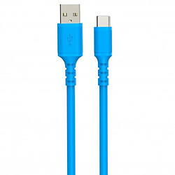 Connexion USB Type C DCU Tecnologic - USB vers 2.0 - 1m - Couleur Bleu