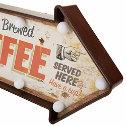 Avis Plaque Murale Alexandra House Living Coffee Blanc Fer 27 x 5 x 65 cm Illumination