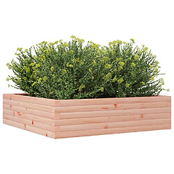 Avis vidaXL Jardinière 90x90x23 cm bois massif douglas