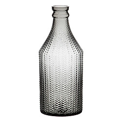 BigBuy Home Vase 11,7 x 11,7 x 30 cm Gris verre