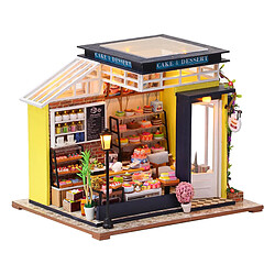 Miniature DollHouse Baking Shop Kit Fantasy Jouets éducatifs Cadeau Romantique Avec Couvercle