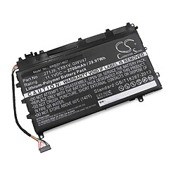 vhbw Batterie compatible avec Dell Latitude 13 7000 (CAL004LATI735015480) ordinateur portable Notebook (2700mAh, 11,1V, Li-polymère)