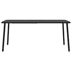 Avis Maison Chic Table de jardin | Table d'extérieur anthracite 165x80x71 cm acier -GKD95191