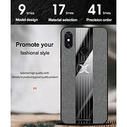 Wewoo Coque Souple Pour Xiaomi Mi Max 3 XINLI étui de protection TPU antichoc Texture Noir pas cher