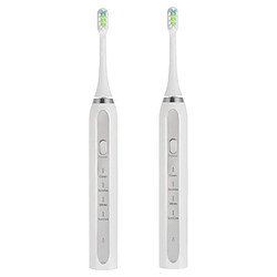 Universal Brosse à dents mobile à charge sans fil à vibrations à haute fréquence IPX7 pour couples adultes | Brosse à dents électrique