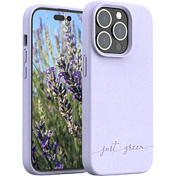 BIGBEN Coque iPhone 14 Pro Natura Lavande - Eco-conçue Just Green