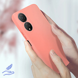 Acheter Avizar Coque Honor X7 Silicone Semi-rigide Soft-touch Fine Rose Pale