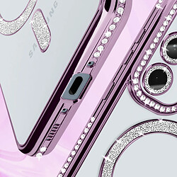 Acheter Avizar Coque Diamant pour Samsung Galaxy A35 MagSafe Contour Strass Violet