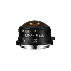 Tokina LAOWA Objectif 4mm F2.8 Fisheye circulaire Canon EF-M 