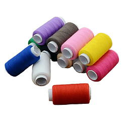 Kit De Fil De Polyester De Fil à Coudre De 12 Pièces Pour Des Machines à Coudre Multicolore