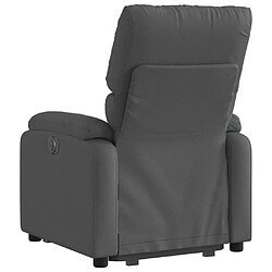 Acheter Maison Chic Fauteuil Relax pour salon, Fauteuil inclinable Gris foncé Tissu -GKD69552