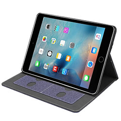 Wewoo Smart Cover bleu pour iPad 9.7 pouces 2018 & 2017 & 2016 et Air 2 & Air, avec fente Étui en PU carte rainure stylo pas cher