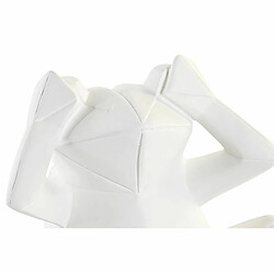 Figurine Décorative DKD Home Decor 18,5 x 13 x 17,8 cm Blanc Grenouille (3 Unités)