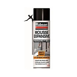 Mousse expansive Isole RUBSON - isolation thermique et phonique - 500ml - blanc - 1710071