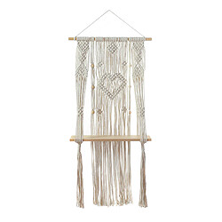 Simple Macramé Tenture Rideau-Boho Tapisserie Murale-Bohème Macramé Rideau pour Salon, Chambre, pépinière, Fenêtre, Toile de Fond de Mariage