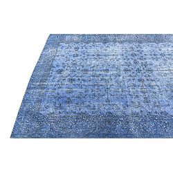 Acheter Vidal Tapis de laine 254x165 Bleu Ultra Vintage