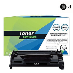 TONER SERVICES Compatible HP 26A Toner Noir CF226A (HT26AR)