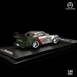 Avis Universal 1/64 modèle voiture Porsche RWB 964 alliage moule moulage voiture collection cadeaux jouets |(Argent)