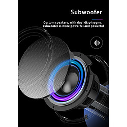 Avis Universal Mini haut-parleur de basse puissant Bluetooth Portable DJ haut-parleur radio FM Subwoofer d'activité extérieur Google Wireless Smart | Haut-parleur portable (noir)