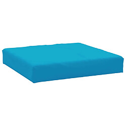 Acheter vidaXL Coussins de palette lot de 2 bleu clair tissu oxford