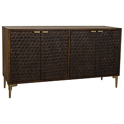 Buffet Alexandra House Living Marron Bois Fer 40 x 85 x 165 cm