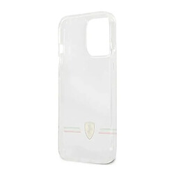 Ferrari Coque pour iPhone 13 Pro en TPU Antichocs modèle Italia Wings Transparent