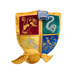 Noble Collection Harry Potter - Oreiller avec peluche Quidditch Crest & Vif d'or