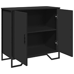 Acheter vidaXL Buffet noir 78x35,5x74,5 cm bois d’ingénierie